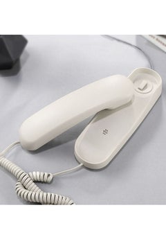 Generic Corded Phone for Home, Durable landline Phone with Large Buttons for Seniors, Versatile Mini Phone for The Home, Office, and More(White)  - Image 3