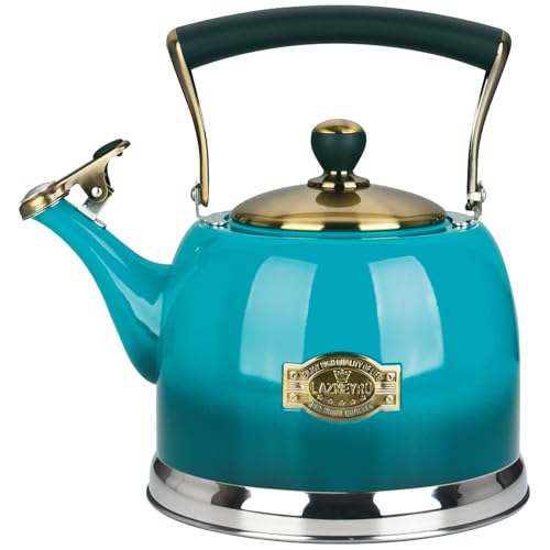 Lazneyru Tea Kettle Stainless Steel Teapot, Stainless Steel Teakettle for Stove Top with Heat Proof Ergonomic Handle 3.0 Quart - Image 1
