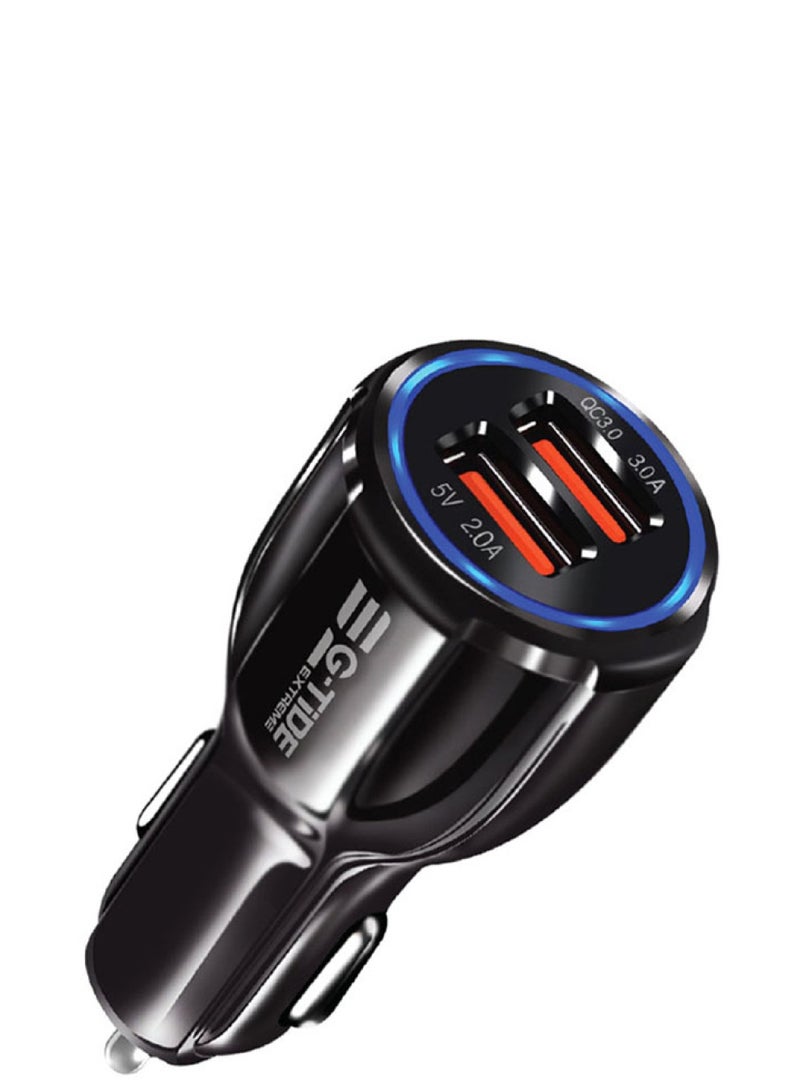 G-TiDE EXTREME USB Outlet Wired Charger Multi Port, Dual PD3.0 USB-C and Quick Charge 3.0 Car Port Socket with Power Switch, Fast Charger for Cell Phone Tablet - Image 3