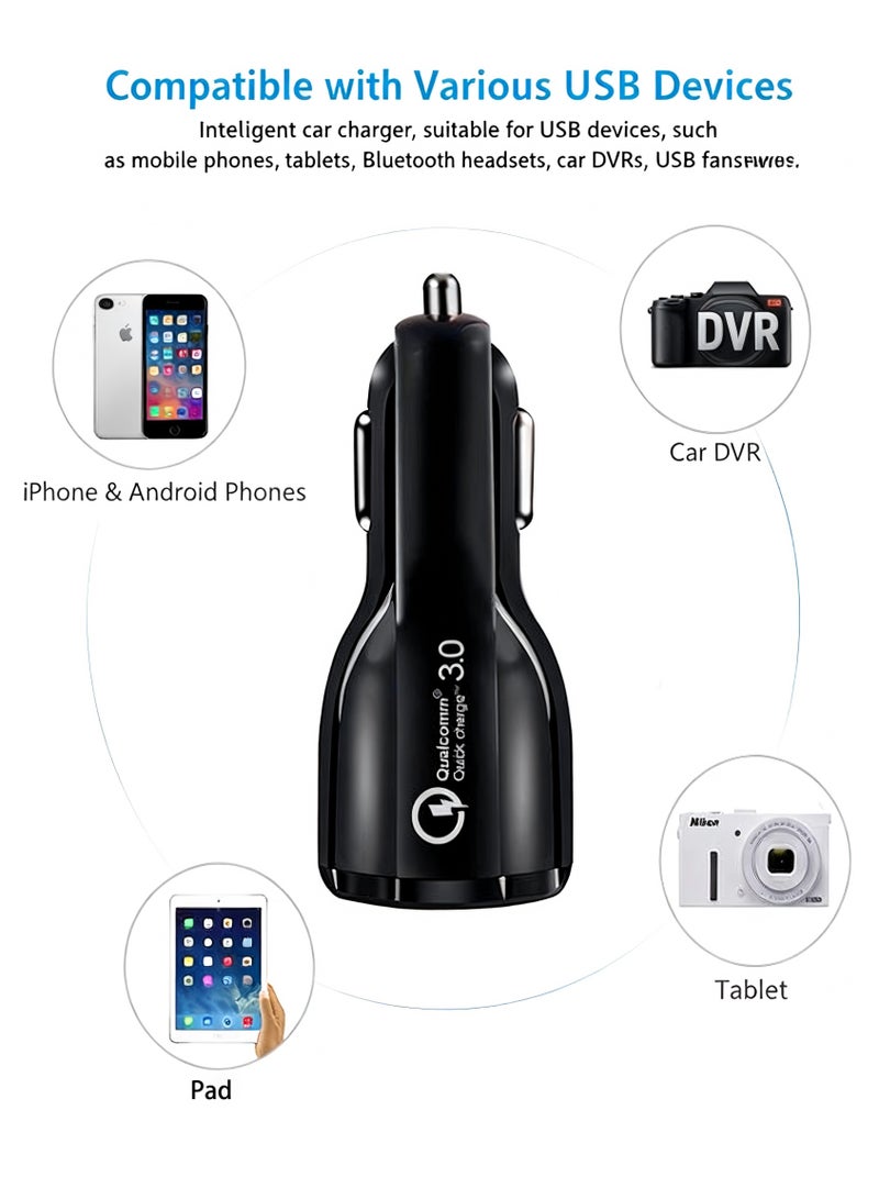 G-TiDE EXTREME USB Outlet Wired Charger Multi Port, Dual PD3.0 USB-C and Quick Charge 3.0 Car Port Socket with Power Switch, Fast Charger for Cell Phone Tablet - Image 2