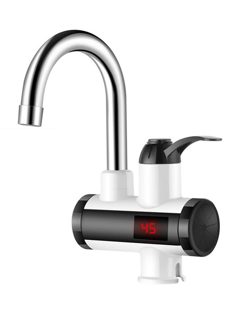 AL RAID 3000W Instant Hot Water Faucet Electric Water Heater Tap with LED Digital Display Kitchen Bathroom Water Heating Faucet IPX4 Waterproof 360° Rotatable 220V - Image 2