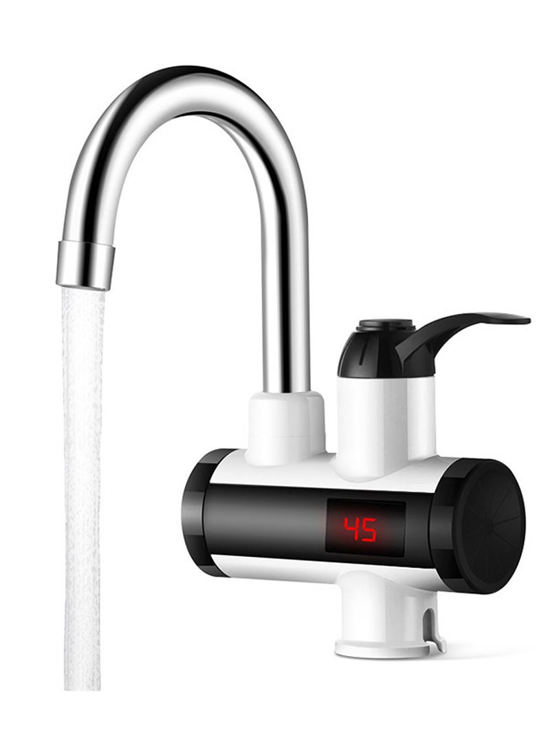 AL RAID 3000W Instant Hot Water Faucet Electric Water Heater Tap with LED Digital Display Kitchen Bathroom Water Heating Faucet IPX4 Waterproof 360° Rotatable 220V - Image 1