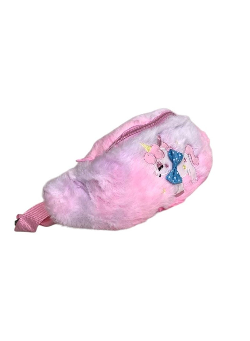 Kids Small Size Faux Fur Bag – Lightweight Cute Shoulder Bag - Image 2