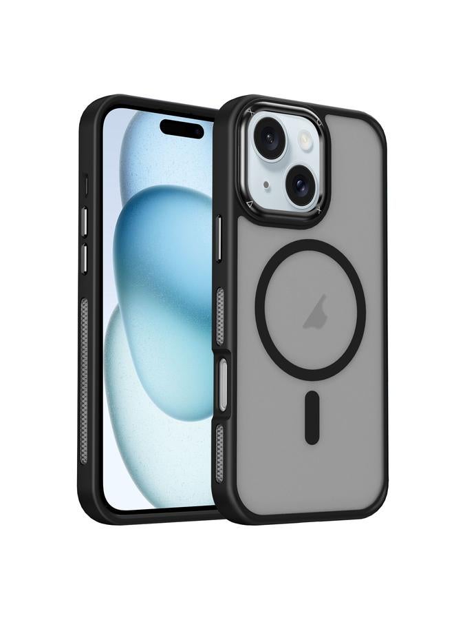 S-TOP Case For iPhone 15 Plus / 14 Plus Breathable Skin Feel Frosted MagSafe Magnetic Phone Case - Image 1