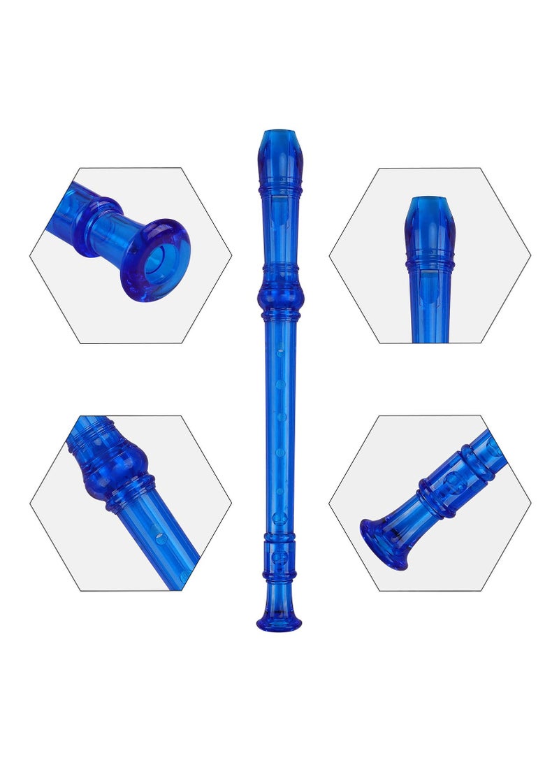 YAMAHA Flute Recorder with Fingering Chart Blue - Image 3