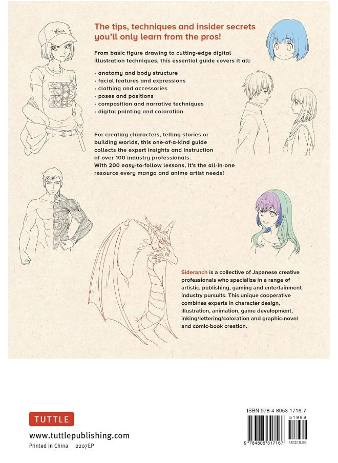 null - Learn to Draw Exciting Anime & Manga Characters: Lessons from 100 Professional Japanese Illustrators (with over 600 illustrations to improve your digital or by hand techniques) - Image 1