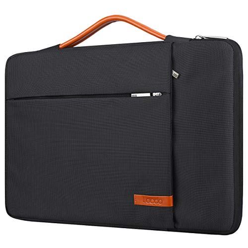 Lacdo 360° Protective Laptop Sleeve Case for 16 inch New MacBook Pro M4/M3/M2/M1 Pro/Max A3403 A3186 A2991 A2780 A2485 A2141 2024-2019, 15 inch Surface Laptop 7th Copilot+PC/6/5/4/3 Computer Bag,Black - Image 1
