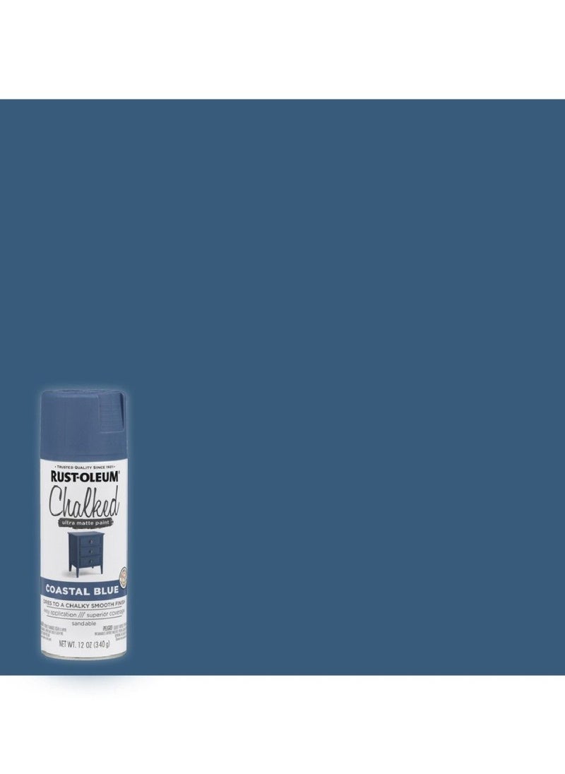 RUST-OLEUM - Rust-Oleum 12 Oz Coastal Blue Chalk Spray - Image 1