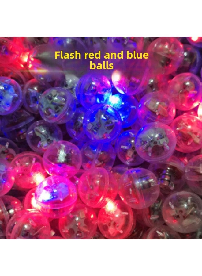 2.2cm Vibration Flash Ball Vibration Red And Blue LED Ball Stall Electronic Light Luminous Wave Ball Toy Accessories-Color:Contact Customer Service For Other Specifications  - Image 1