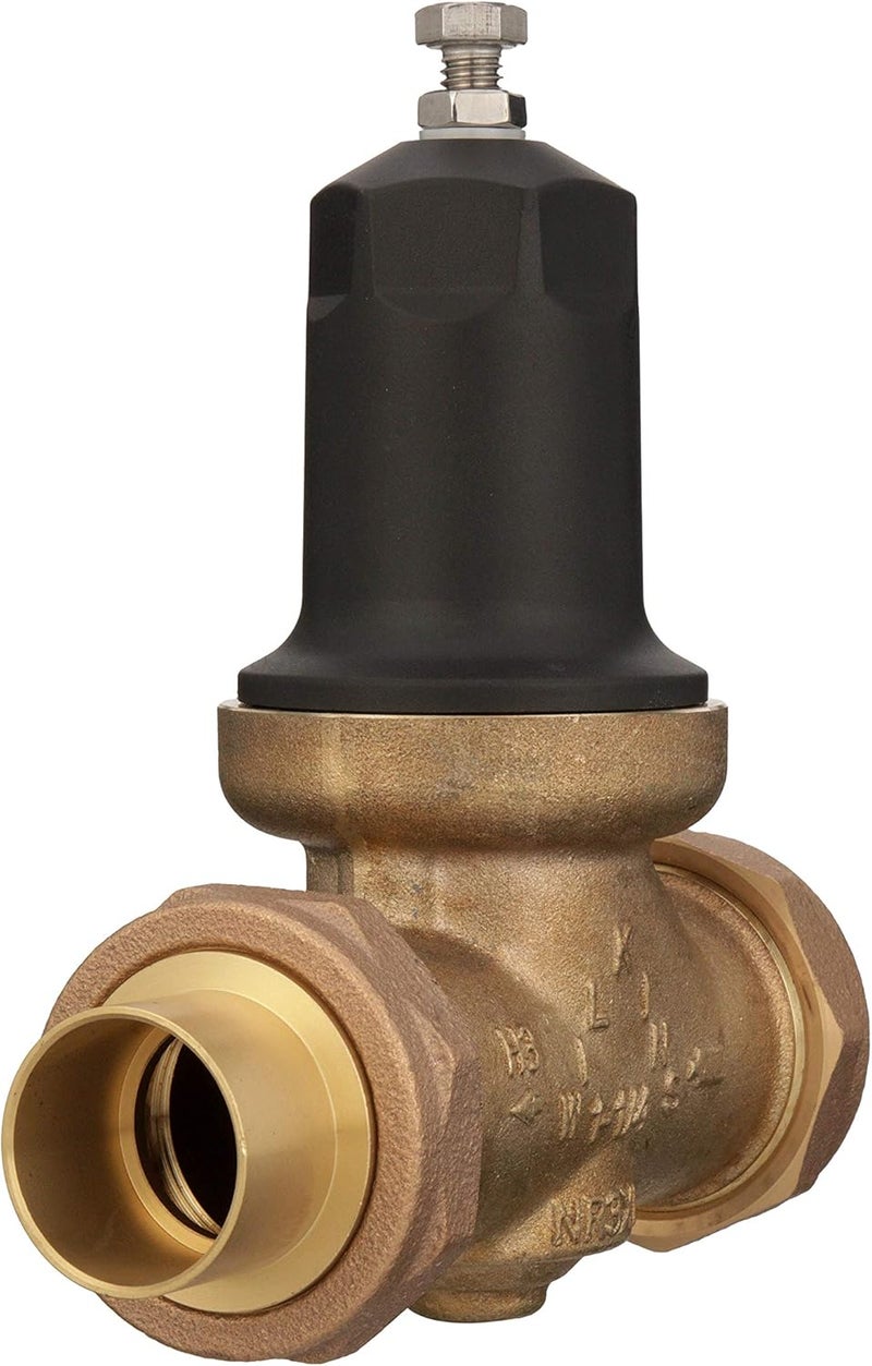 Zurn 114-NR3XLDUC Lead-Free Double Union Female Copper Sweat Pressure Reducing Valve, 1-1/4 Inch - Image 3