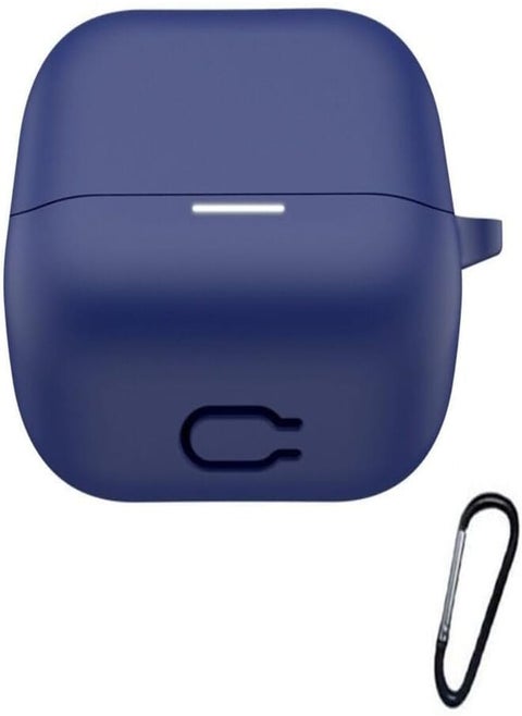 Silicone Case Compatible with Anker Soundcore K20i Portable Protective Cover with Keychain (Blue)