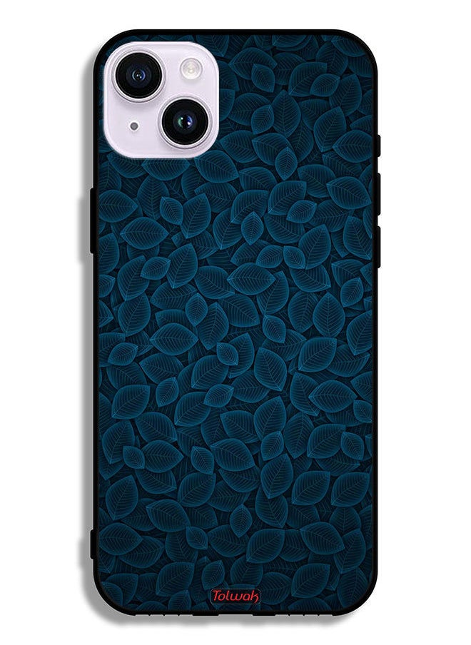 Tolwak Apple iPhone 14 Protective Case Digital Art Leaves Pattern  - Image 2