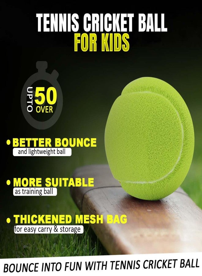 FULLY Cricket Balls for Home | Soft Tennis Ball | Lightweight Super Bounce Rubber Cricket Balls | Ideal for Street Matches, Tournaments Lawn Cricket and Indoor and Outdoor Play (Set of 6 Pcs) - Image 4