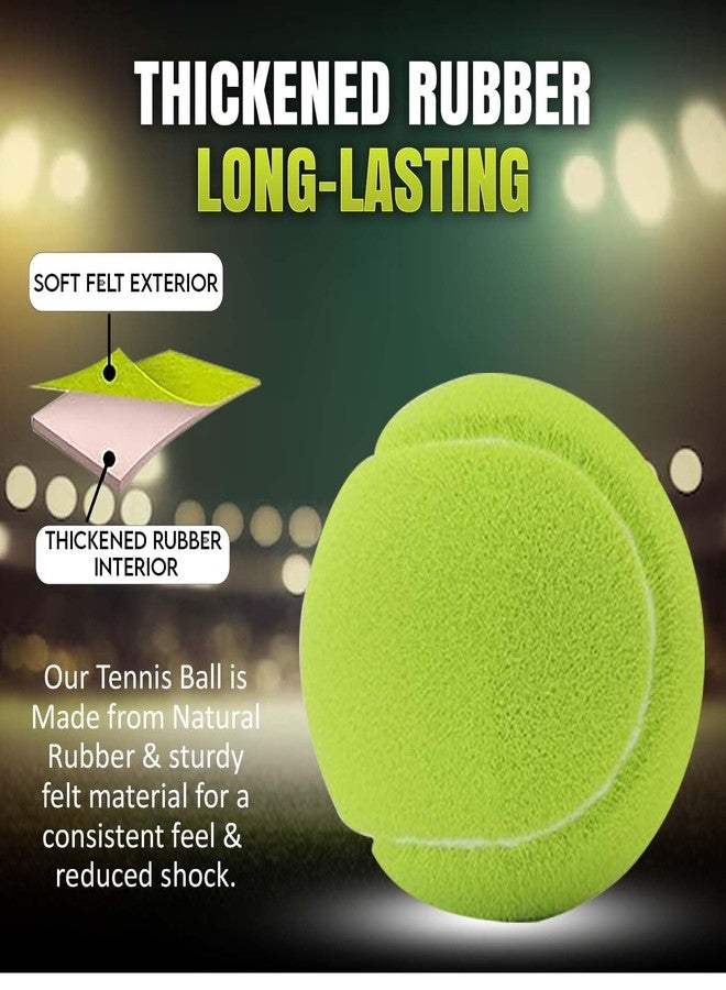 FULLY Cricket Balls for Home | Soft Tennis Ball | Lightweight Super Bounce Rubber Cricket Balls | Ideal for Street Matches, Tournaments Lawn Cricket and Indoor and Outdoor Play (Set of 6 Pcs) - Image 5