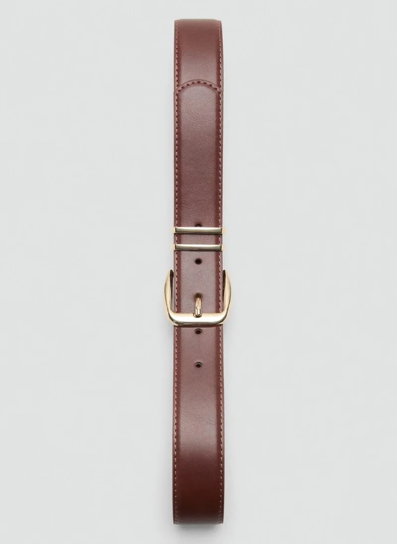 مانجو Square buckle belt