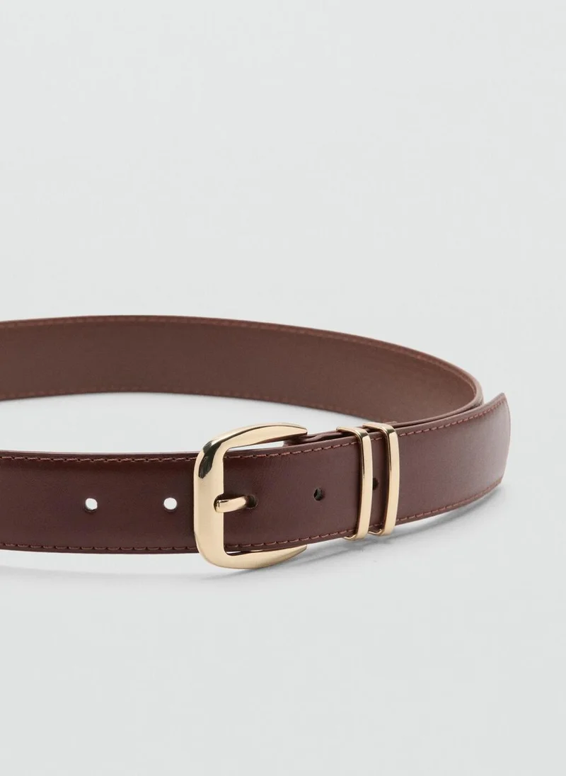 MANGO  Square buckle belt for Women | Best Price UAE