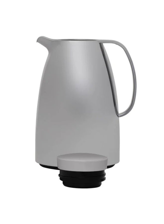 LEEMA Thermos, 1.5 liters, thermal glass inner container, plastic outer shell - white - Image 3