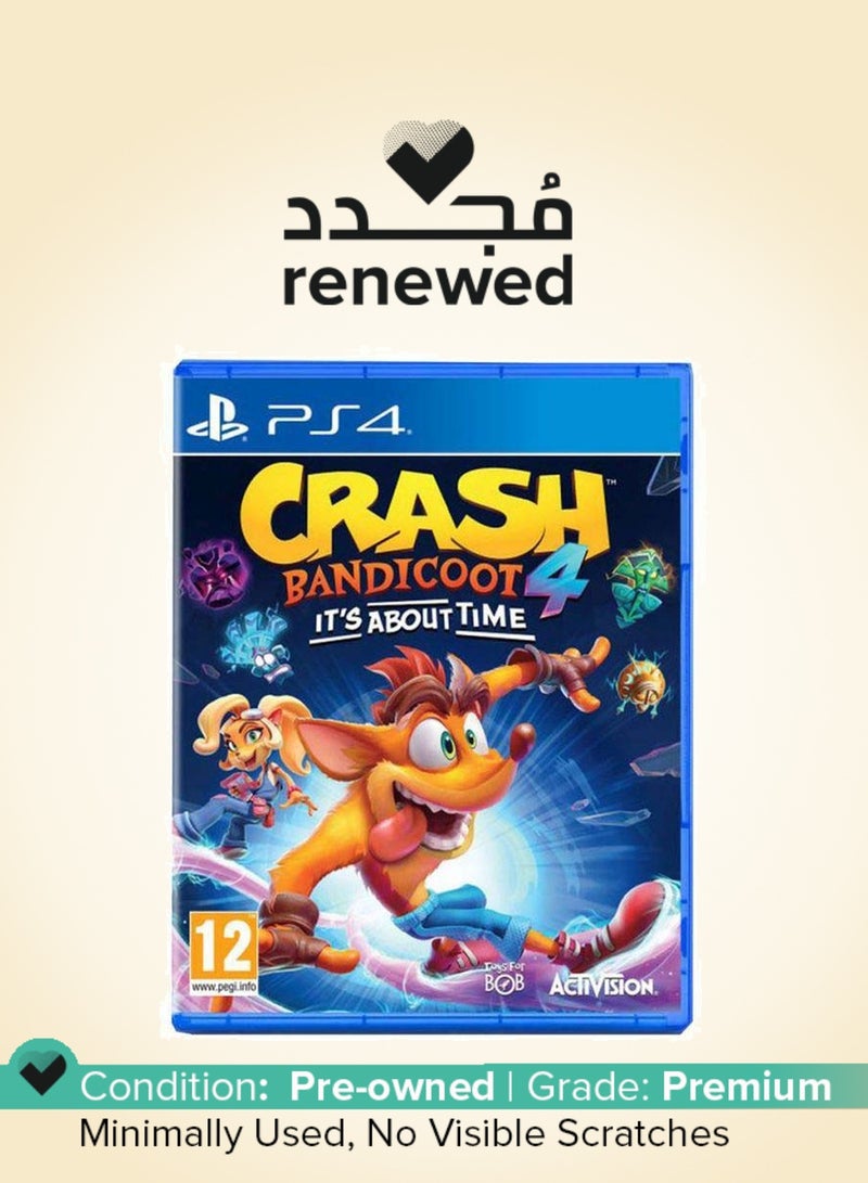أكتيفجن Renewed - Crash Bandicoot 4 : It's About Time - Adventure - playstation_4_ps4 - Image 1