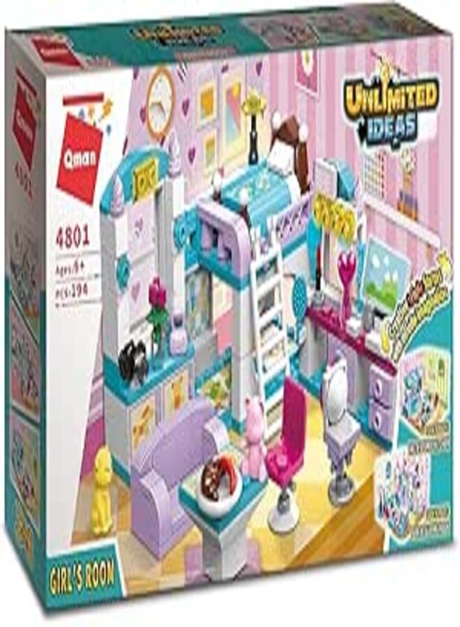 Qman Qman Unlimited Ideas Girls Room 4801 194Pcs 