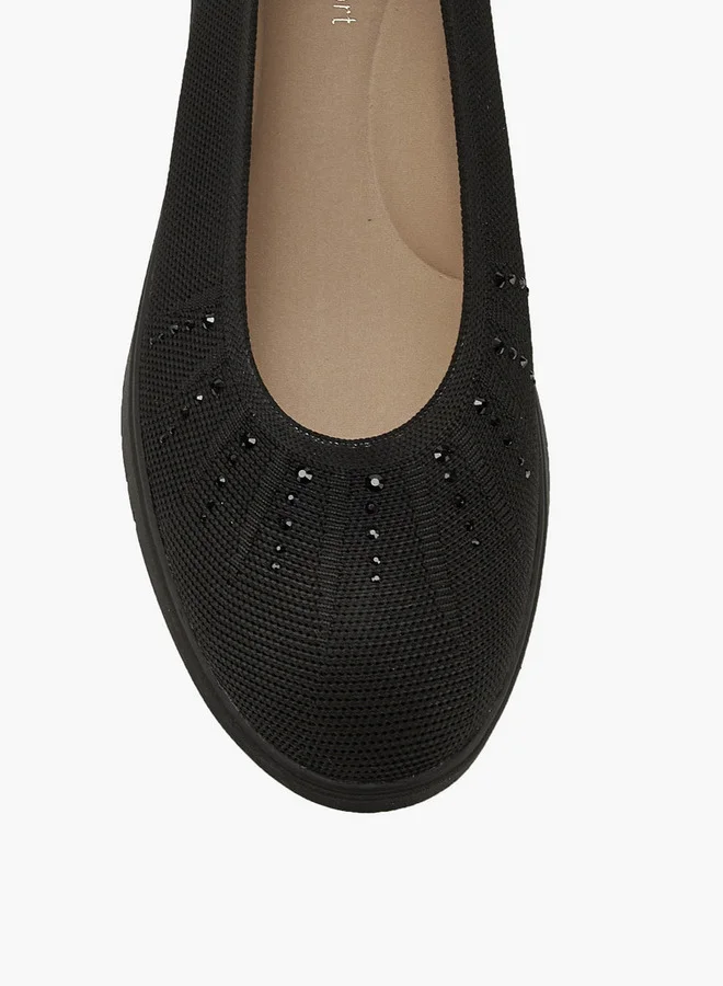 Le Confort Embellished Ballerina Shoes