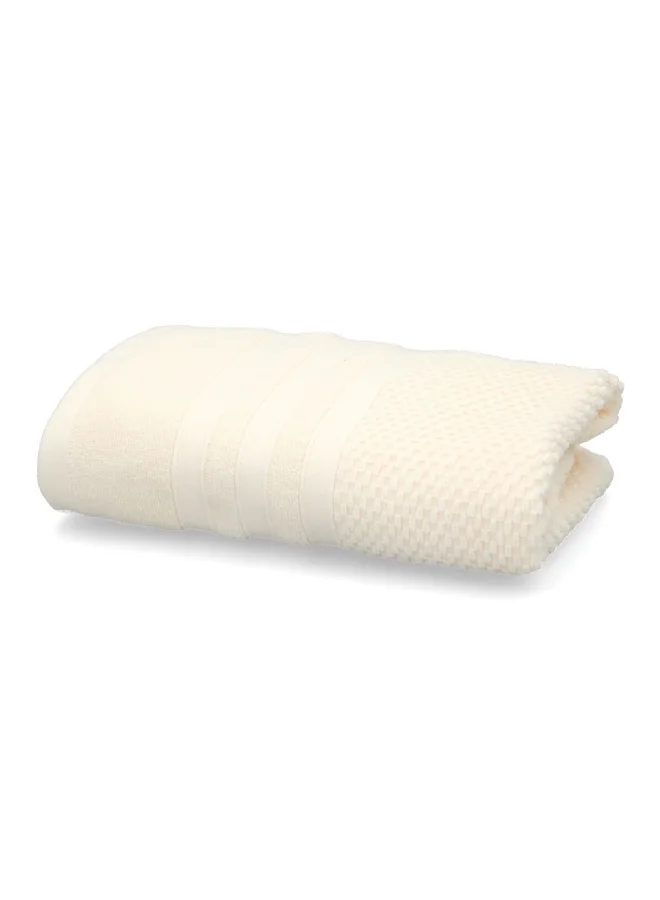Valentini Highly Absorbent Premium Quality Hand Towel Ivory 50 x 100 cm