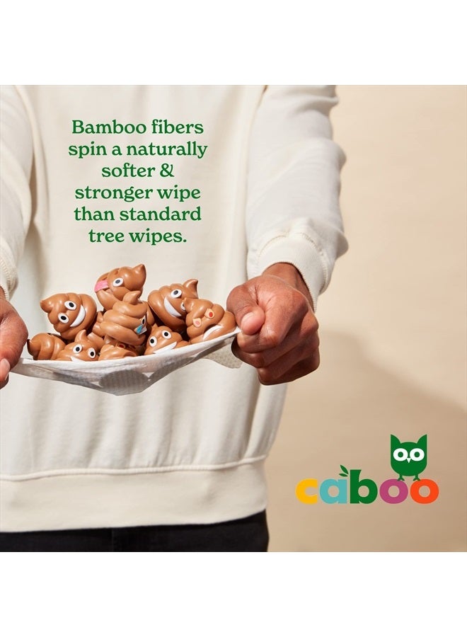 CABOO Baby Wipes, 216 Count, Unscented, Eco-Friendly, Made with Bamboo Viscose, Free from Harsh Chemicals, Plant-Based, Sensitive Skin Formula, BRC, FSC, FDA and ISO Accredited - Image 4
