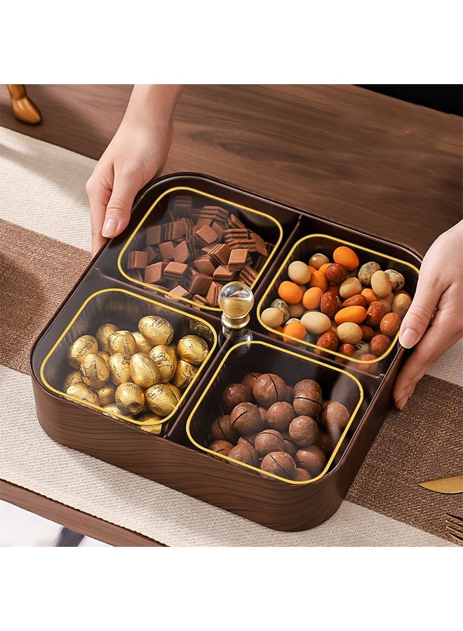 موندا مجموعة تخزين الطعام: صندوق فواكه مجففة، صينية مكسرات، صندوق شاي حلوى، صندوق تمور مجففة - Image 1