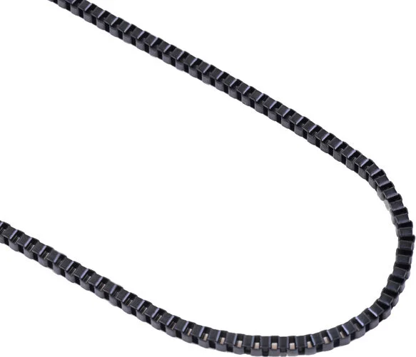 شافين Black 75 cm. 2mm. Men's Steel Chain de93