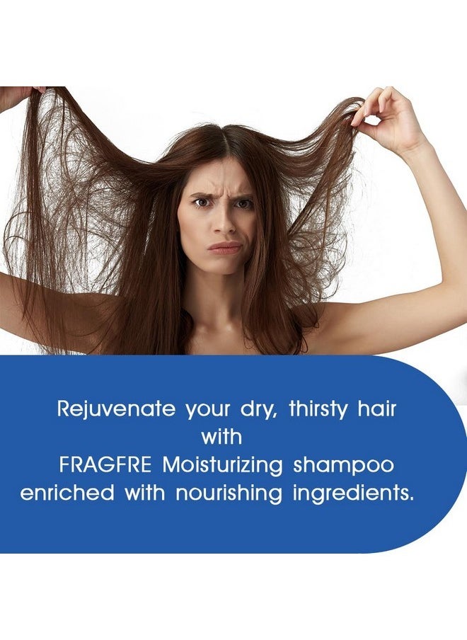 FRAGFRE FRAGFRE Moisturizing Shampoo 8 oz: Fragrance-Free, Hypoallergenic, and Sulfate-Free - Nourish and Hydrate Your Dry, Hungry Hair with a Safe and Gentle Oil Shampoo - Ideal for Colors and Sensitive Scalps - Vegan and Cruelty-Free (1 Pack 8 oz)  - Image 2