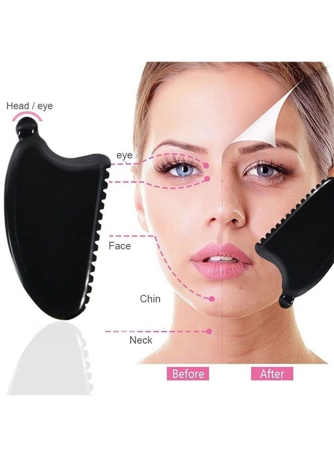 Oarkive - Gua Sha Face Massager Gua Sha Bian Gua Sha Stone Facial Body Lymphatic Drainage Massager Wildling Guasha Tool Face Sculptor Tool - Image 1