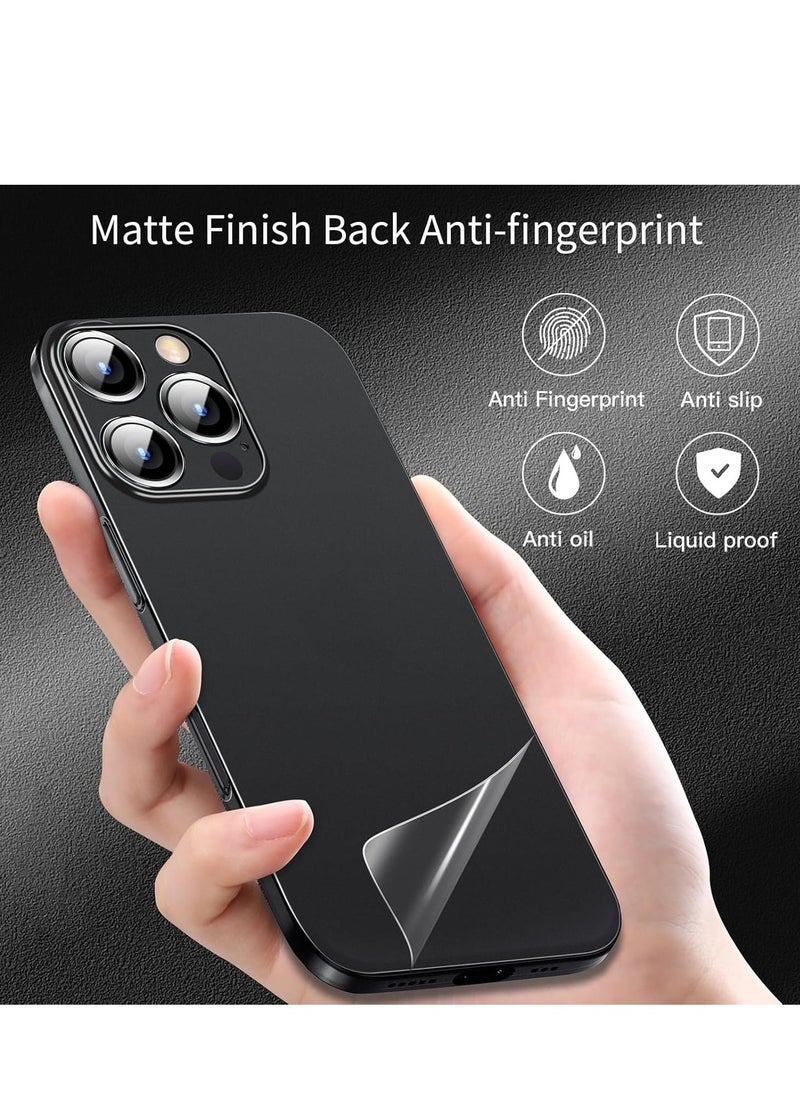 Raxoom iPhone 16 Pro Max Slim Case | 0.2mm Paper-Thin Lightweight Matte Finish | PP Back Protection | Anti-Fingerprint & Yellowing | Compatible with iPhone 16 Pro Max 6.9 Inch - Black - Image 5