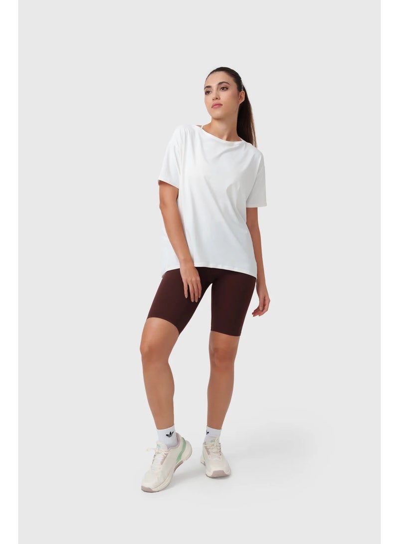NALA White Performance Tee - Image 1