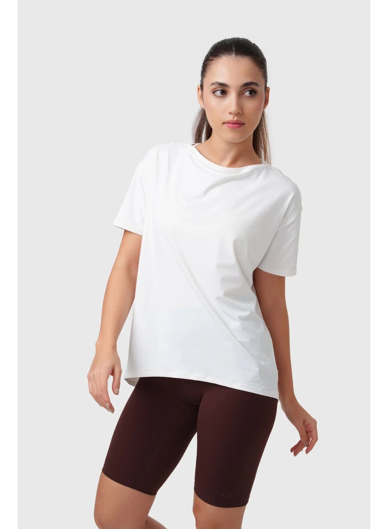 NALA White Performance Tee - Image 2