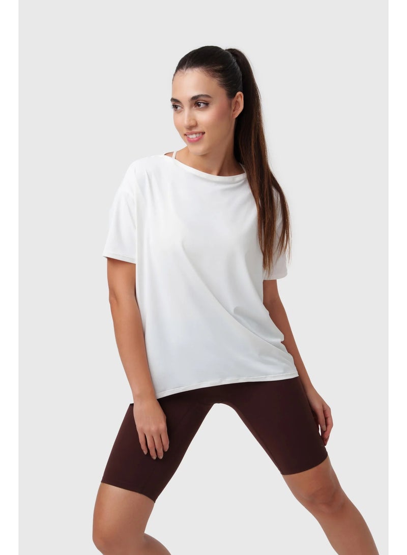 NALA White Performance Tee - Image 3