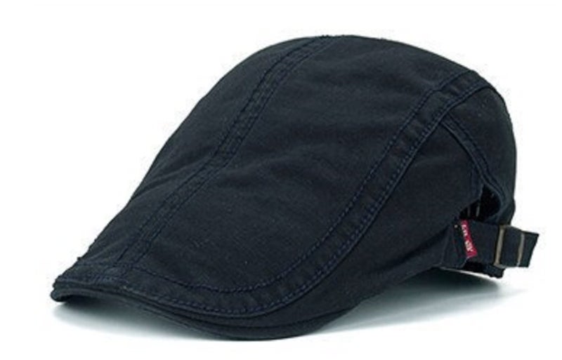 Zacharias Men's 100% Cotton Beret Golf Cap A7-01 (Pack of 1) (Blue) - Image 5