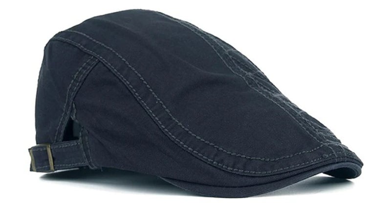 Zacharias Men's 100% Cotton Beret Golf Cap A7-01 (Pack of 1) (Blue) - Image 2