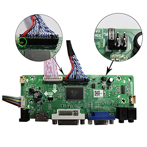 VSDISPLAY 17" 19" 1280x1024 6Pin LED Backlight 30Pin LVDS LCD VGA DVI Audio Controlller Kit, Fit to Modification LCD M170ETN01 1 M170ETN01.3 M190ETN01.0 G190ETN01.0 - Image 4