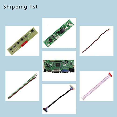 VSDISPLAY 17" 19" 1280x1024 6Pin LED Backlight 30Pin LVDS LCD VGA DVI Audio Controlller Kit, Fit to Modification LCD M170ETN01 1 M170ETN01.3 M190ETN01.0 G190ETN01.0 - Image 5