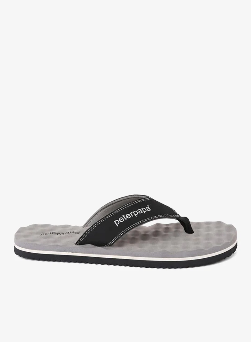 Take Two Men Printed Strap Flip Flops