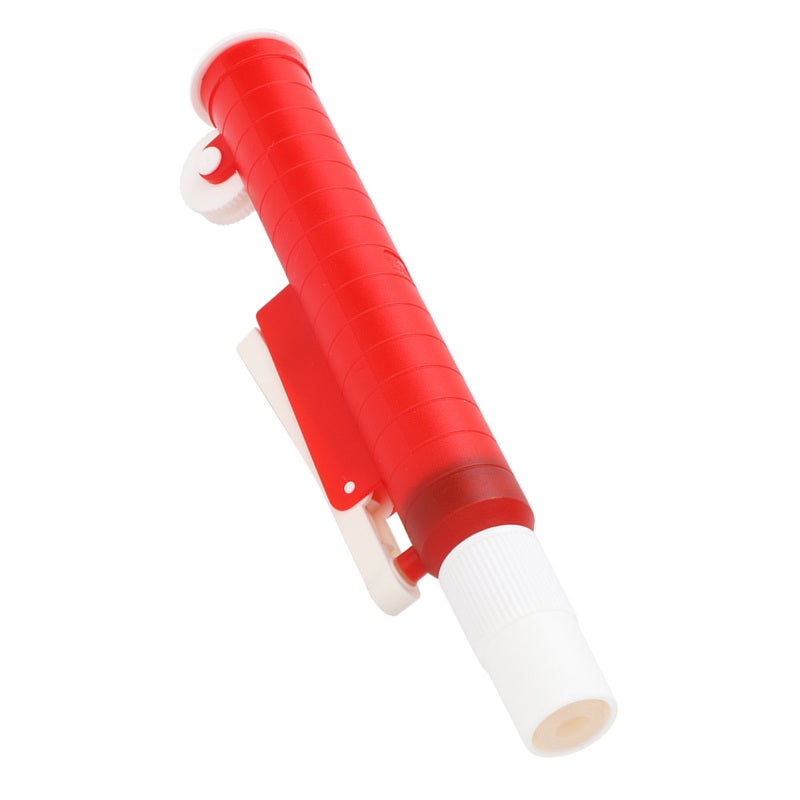 Pipette Pump: 25 Ml Capacity, One Hand Easy Operation, Precision Thumb Wheel Liquid Dispensing - Rapid Side Lever Emptying, Compatible With Glass And Plastic Pipettes for Laboratory Liquid Handling - Image 1