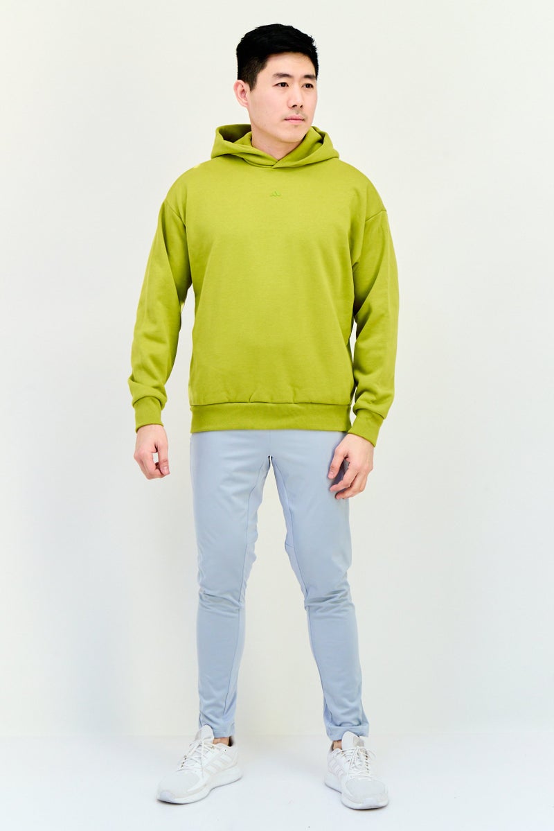 Adidas Men Sportswear Fit Long Sleeve Basketball Sweatshirt, Olive  - Image 4