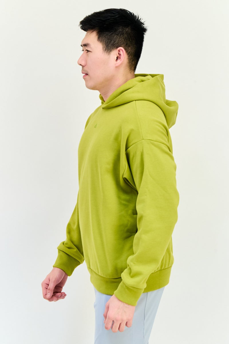 Adidas Men Sportswear Fit Long Sleeve Basketball Sweatshirt, Olive  - Image 3
