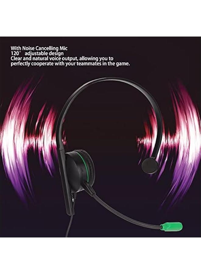 general Clear Sound, Single Ear Gaming Headset with Noise Cancelling Mic, 3.5mm Stereo Wired One Ear Headset Wearing Comfort for PC Laptop, Tablet Scope of Application - Image 5