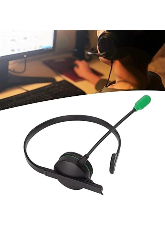 general Clear Sound, Single Ear Gaming Headset with Noise Cancelling Mic, 3.5mm Stereo Wired One Ear Headset Wearing Comfort for PC Laptop, Tablet Scope of Application - Image 3