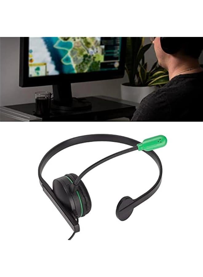general Clear Sound, Single Ear Gaming Headset with Noise Cancelling Mic, 3.5mm Stereo Wired One Ear Headset Wearing Comfort for PC Laptop, Tablet Scope of Application - Image 2