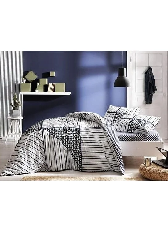Taç Tac Zone Ranforce Single Duvet Cover Set Green