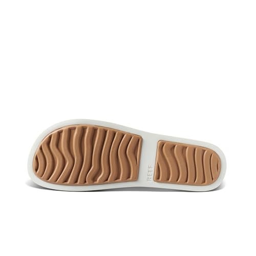 Reef Water Vista Slide Sandals - Women's, White/Tan 9 M - Image 4