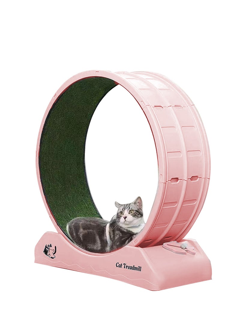 Kidle Portable Lightweight Cat Treadmill Cat Exercise Wheel for Fitness and Health Foldable Cat Running Wheel for Indoor Cats Suits for Most Cats - Image 1