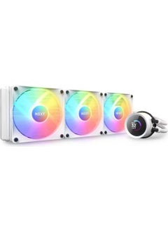 NZXT كراكن 360 ريج بي RL-KR360-W1 مبدد حرارة سائل لوحدة المعالجة المركزية 360 مم أبيض  - Image 1