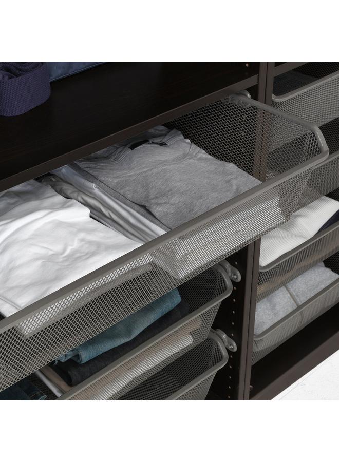 erorex Mesh Basket With Pull-Out Rail, Dark Grey, 100X58 Cm - Image 2